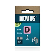 Nieten novus galv rug 11.3mm D pak 1200 st. 53f-8 mm (Rood)