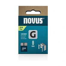 Nieten novus galv rug 10.6mm G pak 1200 st. 11/8 mm (Zwart)