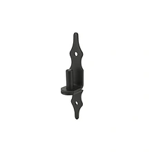 Plaatduim Rustica EPZ zwart 38x210mm D=16-21mm (sierduim)