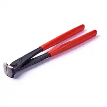 Kracht moniertang Knipex 9911-250mm rood ISO