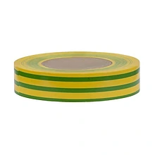 Isolatietape pvc 15mm x 10mtr geel/groen