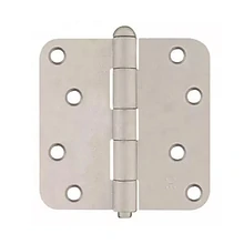 Scharnier RVS 89x89mm ROND