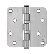 Kogelscharnier RVS 89x89mm ROND