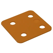 Drukplaten oranje 2mm (5x48=240 stuks)