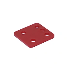 Drukplaten rood 5mm (4x48=192 stuks)