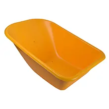 Losse kruiwagenBAK kunststof fort kleur geel (SMB100)
