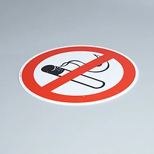 Bord roken verboden picto 200mm kunststof 3222.01