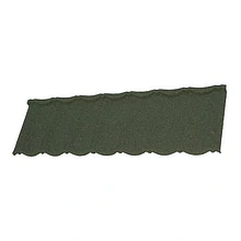 Tile dakpanelement granulaat 68 2 tinten groen werkend 126x36.7cm