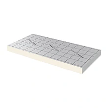 Idelco a-therm Roof L PIR 100mm 5 plp/p 120x60cm alu/alu rechte kant Rd 4,50m2 K/W